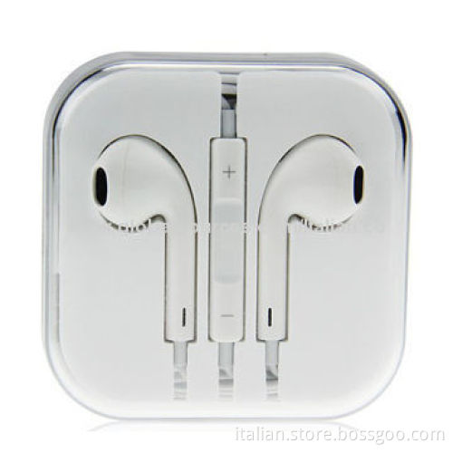 High-quality Fashionable and Portable Earphones for iPhone 5 with Mic and Volume Control